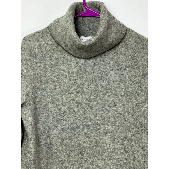 Community Women's Size Small Gray Wool/Yak Blend Long Sleeve Turtleneck Sweater - Picture 6 of 7
